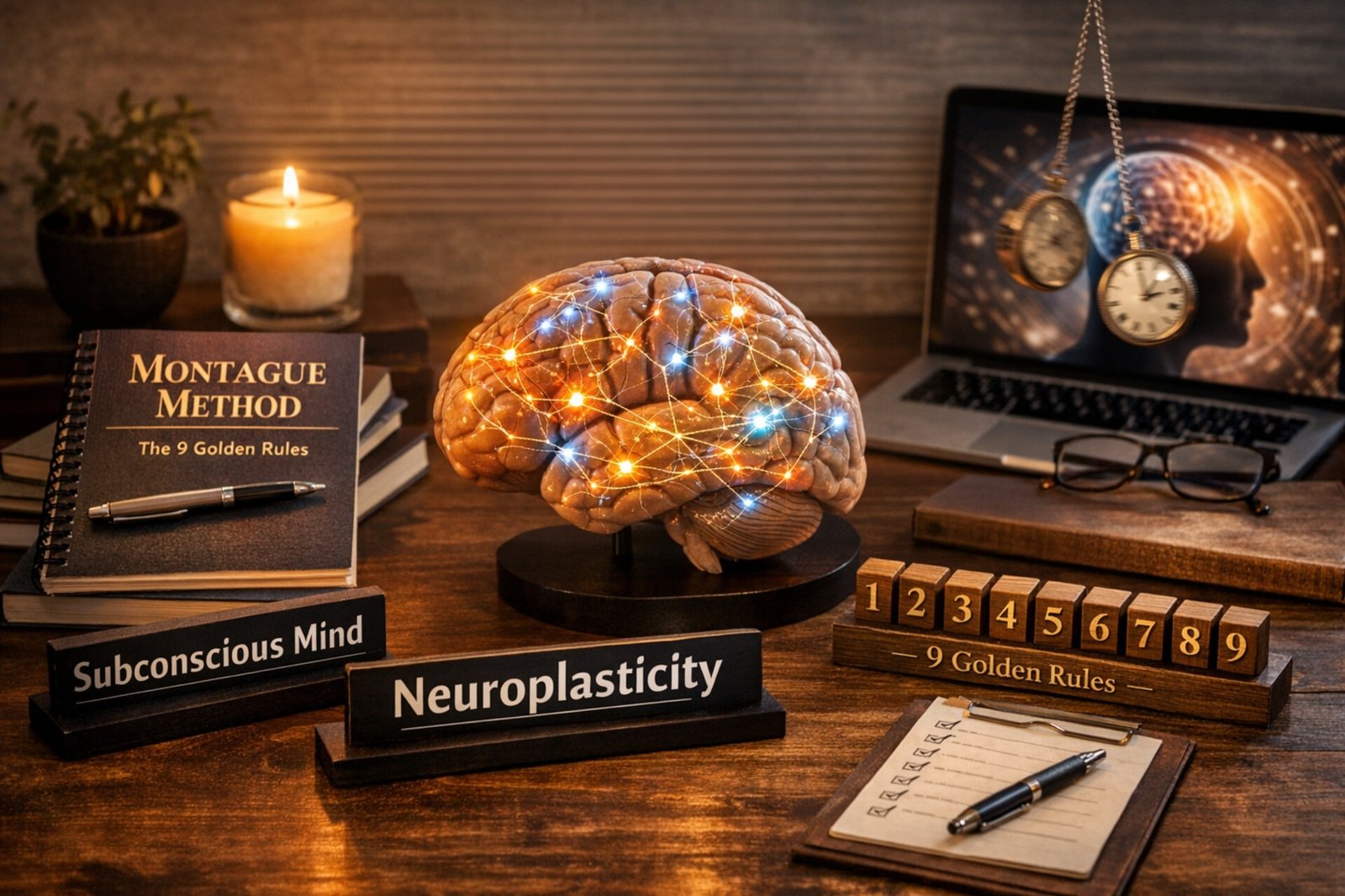 Neuroplasticity and the Montague Method illustrating rapid subconscious change through hypnosis